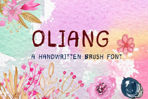 Oliang Font Poster 1