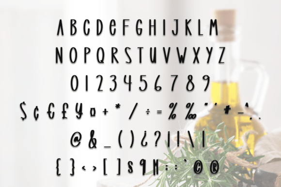 Olived Font Poster 5