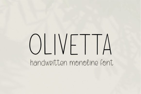 Olivetta Font Poster 1