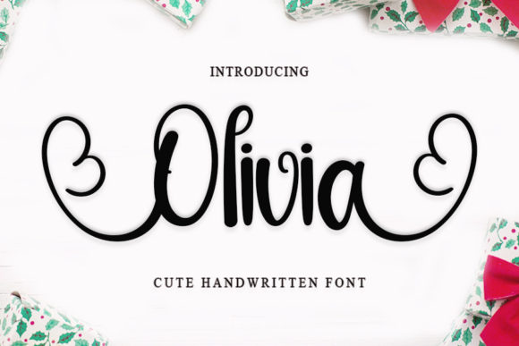 Olivia Font Poster 1