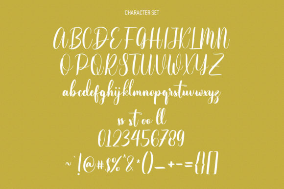 Olly Vetta Font Poster 8