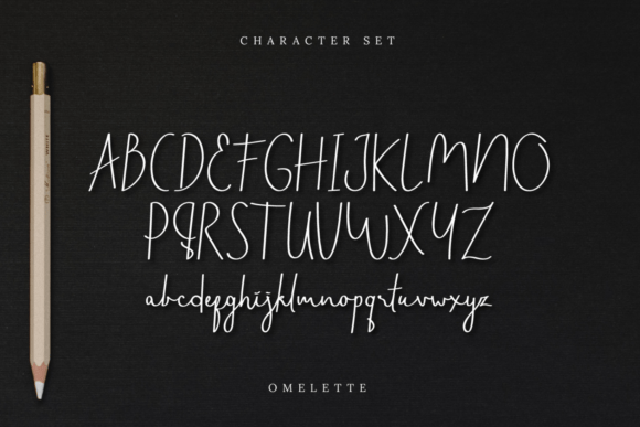 Omelette Font Poster 6