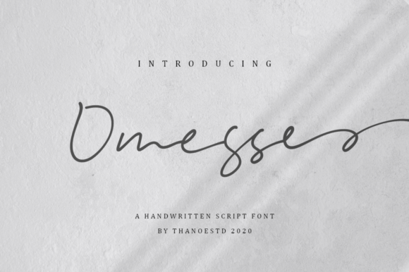 Omesse Font Poster 1