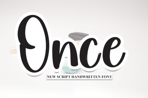 Once Font Poster 1