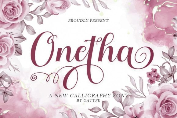Onetha Font Poster 1