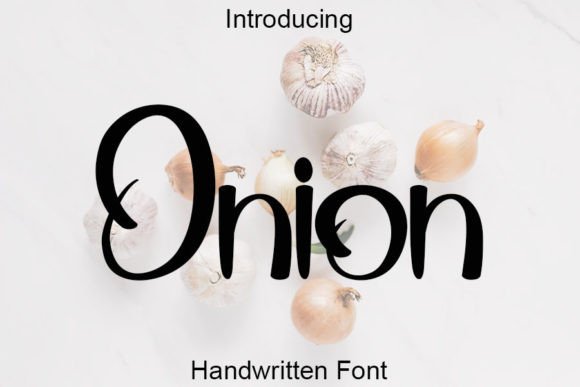 Onion Font Poster 1