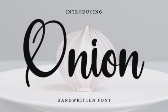 Onion Font Poster 1