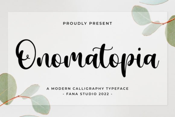 Onomatopia Font