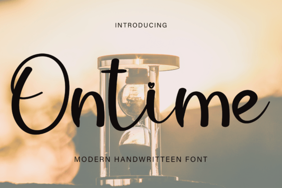 Ontime Font Poster 1