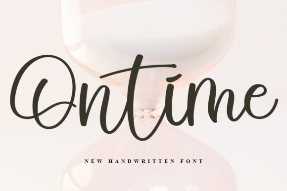 Ontime Font Poster 1