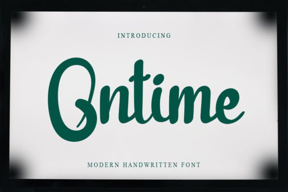 Ontime Font