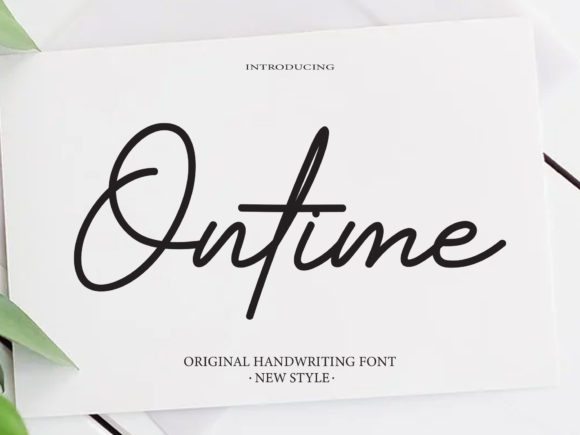 Ontime Font Poster 1