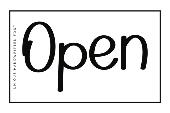 Open Font Poster 1