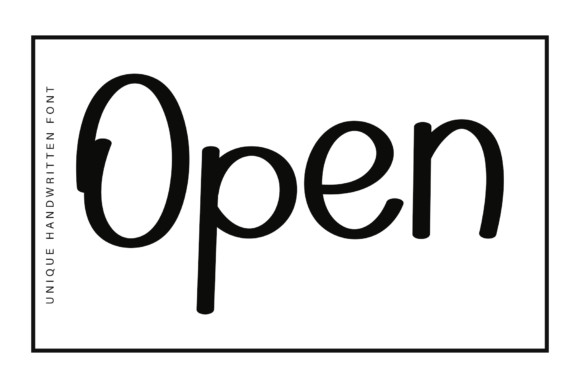 Open Font Open Font Poster 1