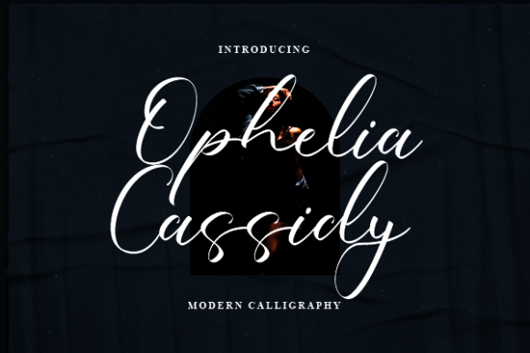 Ophelia Cassidy Font Poster 1