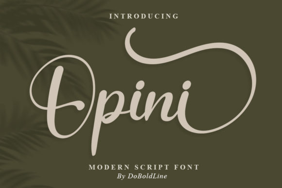 Opini Font