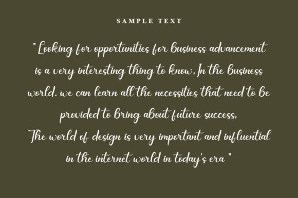 Opini Font Poster 9