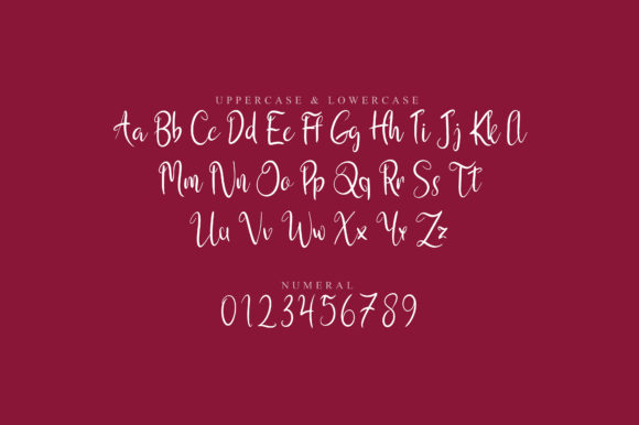 Orang Script Font Poster 2