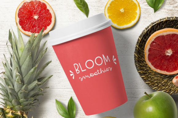 Orange Coffee Font Poster 4