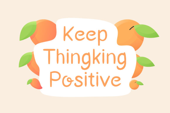 Orange Mango Font Poster 2