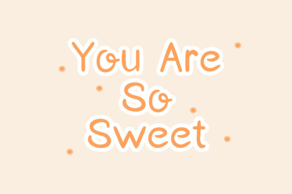 Orange Mango Font Poster 5