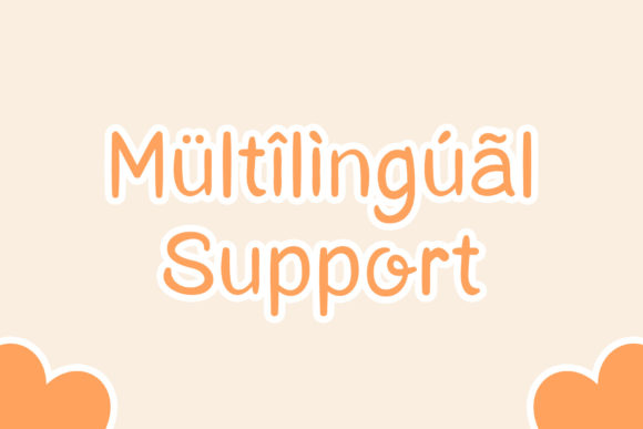 Orange Mango Font Poster 9