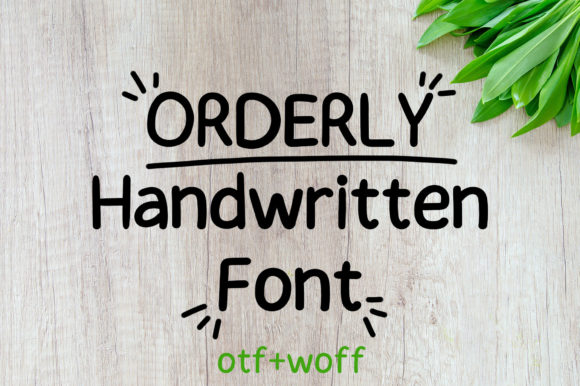 Orderly Font Poster 1