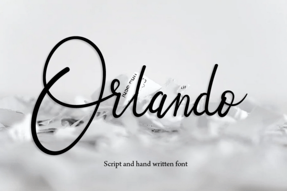 Orlando Font Poster 1