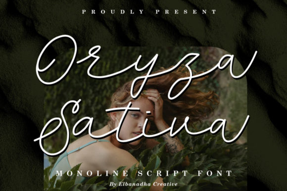 Oryza Sativa Font Poster 1