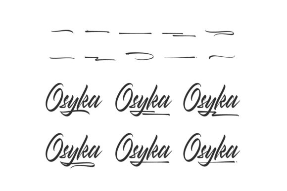 Osyka Font Poster 8