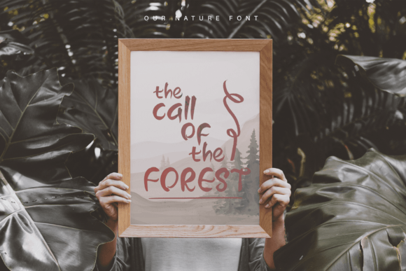 Our Nature Font Poster 5