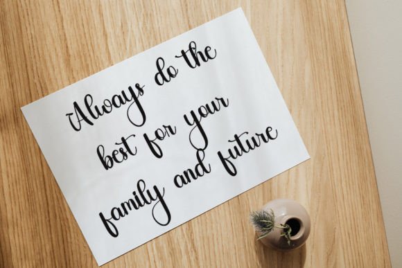 Our Wedding Font Poster 6