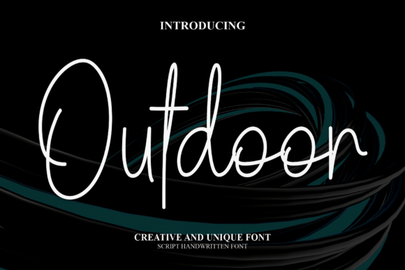 Outdoor Font Poster 1