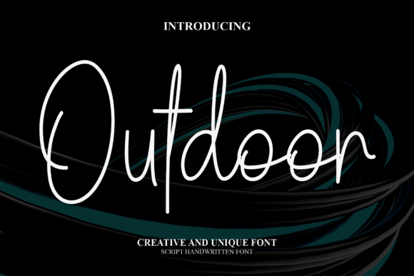 Outdoor Font Outdoor Font Poster 1