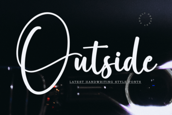 Outside Font Poster 1