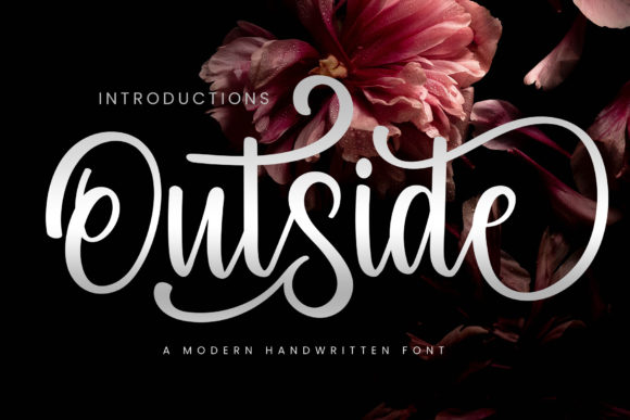 Outside Font Poster 1