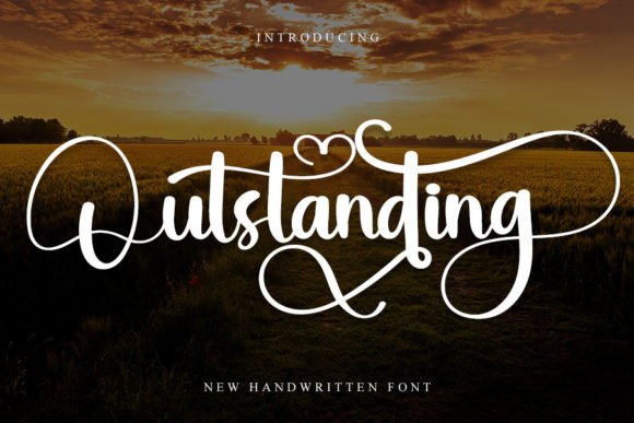 Outstanding Font Poster 1