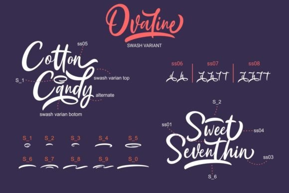 Ovaline Font Poster 2