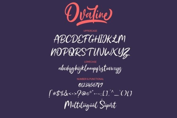 Ovaline Font Poster 10