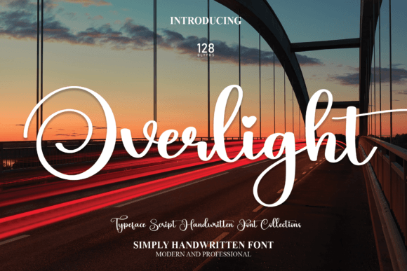 Overlight Font Poster 1