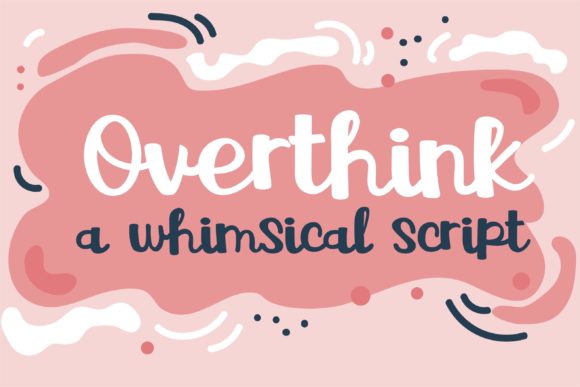 Overthink Font Poster 1
