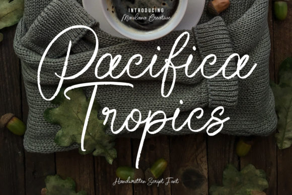 Pacifica Tropics Font Poster 1