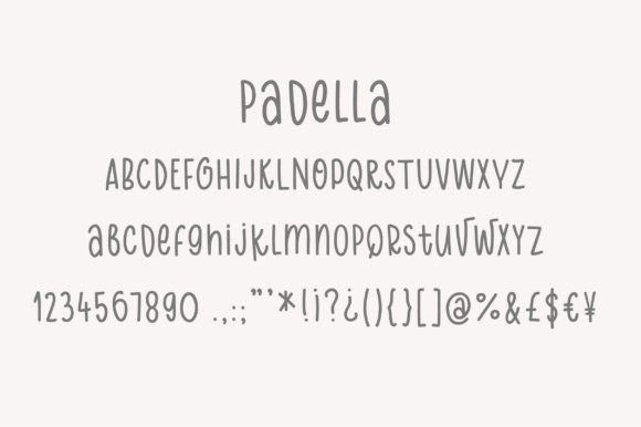 Padella Font Poster 2