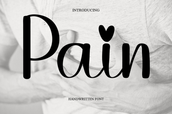 Pain Font Poster 1