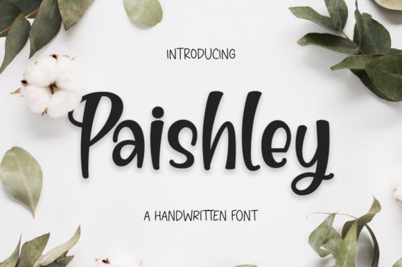 Paishley Font Poster 1