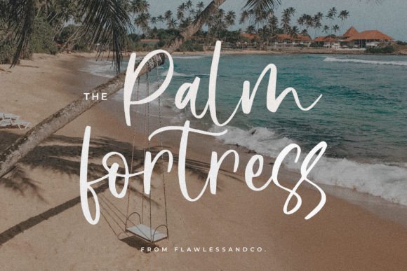 Palm Fortress Font Poster 1