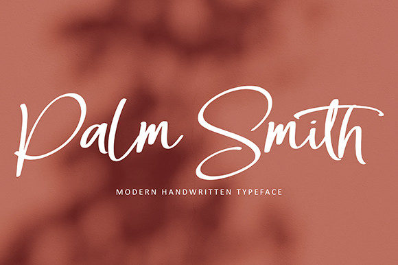 Palm Smith Font Poster 1