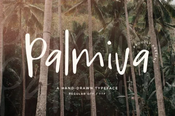 Palmiva Font Poster 1