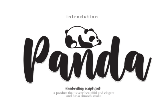 Panda Font Poster 1