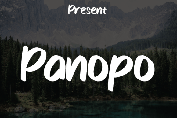 Panopo Font Poster 1